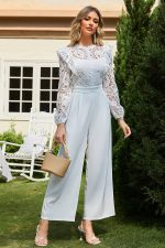 Combi Pantalon Blanche Champêtre