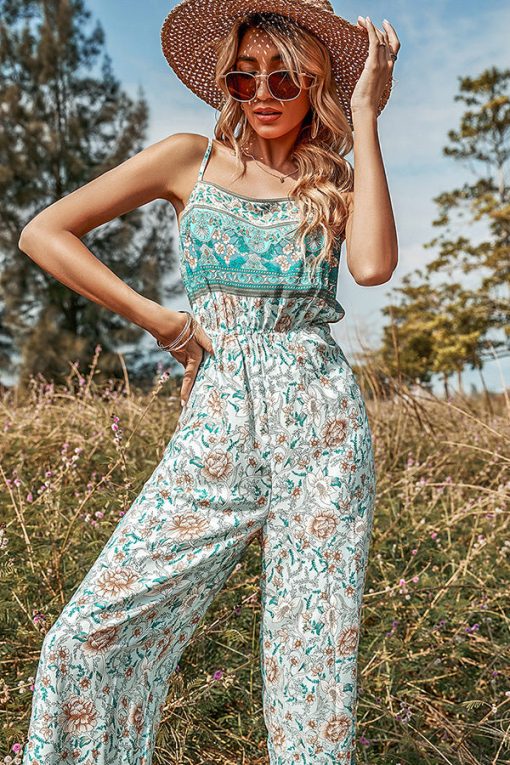 Combinaison Pantalon Femme Bohème Chic