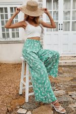 Pantalon Fleuri Champêtre