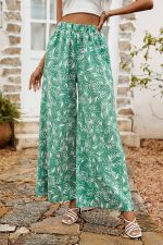 Pantalon Fleuri Champêtre