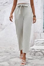 Pantalon Taille Haute Champêtre