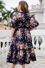Robe À Fleur Champêtre Grande Taille
