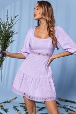 Robe À Lacet Champêtre