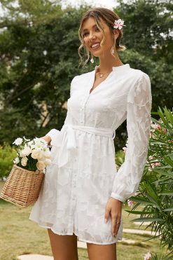 Robe Blanche Champêtre Chic