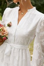 Robe Blanche Champêtre Chic