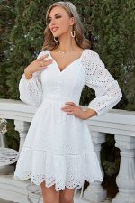 Robe Blanche Champêtre Court