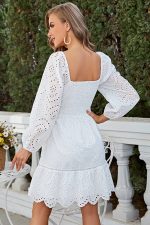 Robe Blanche Champêtre Court