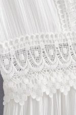 Robe Blanche Champêtre Dentelle