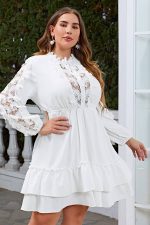 Robe Blanche Champêtre Grande Taille