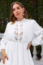 Robe Blanche Champêtre Grande Taille