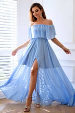 Robe Bleu Pour Mariage Champêtre