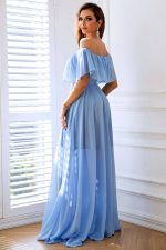 Robe Bleu Pour Mariage Champêtre