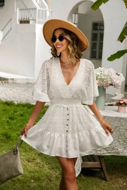 Robe Bohème Champêtre Blanche
