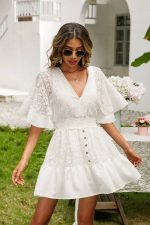 Robe Bohème Champêtre Blanche