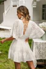 Robe Bohème Champêtre Blanche