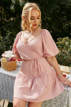 Robe Bohème Courte Grande Taille