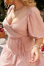 Robe Bohème Courte Grande Taille