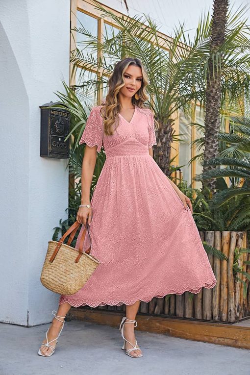 Robe Broderie Anglaise Champêtre