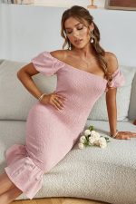 Robe Bustier Moulante Invite Mariage Champêtre