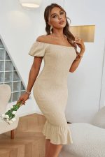 Robe Bustier Moulante Invite Mariage Champêtre