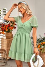 Robe Ceremonie Champêtre Chic Courte