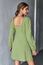 Robe Champêtre Anis Courte