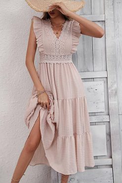 Robe Champêtre Beige