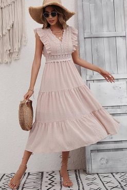 Robe Champêtre Beige