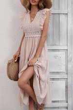 Robe Champêtre Beige