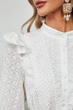 Robe Champêtre Mariage Blanche