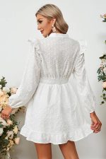 Robe Champêtre Mariage Blanche