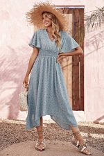 Robe Champêtre Bleu Ciel
