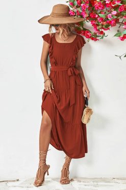 Robe Champêtre Chic Couleur Automne