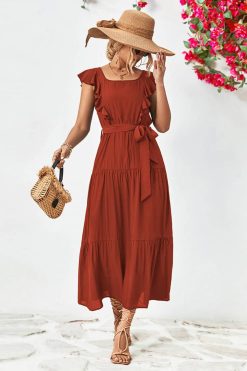 Robe Champêtre Chic Couleur Automne