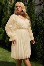 Robe Champêtre Courte Grande Taille