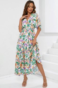 Robe Champêtre Decolleté