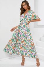 Robe Champêtre Decolleté