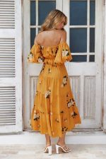 Robe Champêtre Jaune