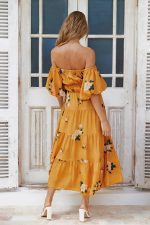 Robe Champêtre Jaune