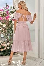 Robe Champêtre Longueur Mi-Mollet