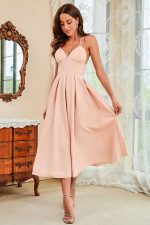 Robe Champêtre Rose Poudre