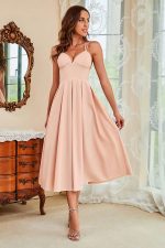 Robe Champêtre Rose Poudre