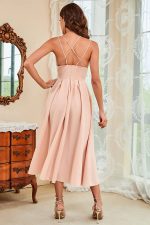 Robe Champêtre Rose Poudre