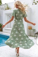 Robe Champêtre Verte