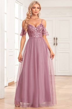 Robe Champêtre Vieux Rose
