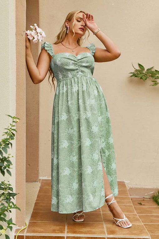 Robe Chic Champêtre Longue Grande Taille