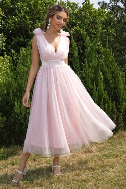Robe De Cocktail Champêtre Longue