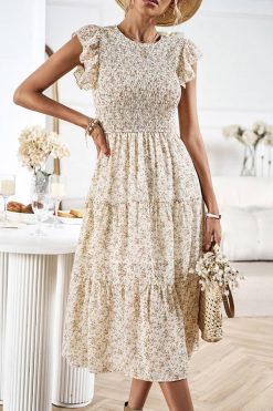 Robe Demoiselle Honneur Fleurie Champêtre