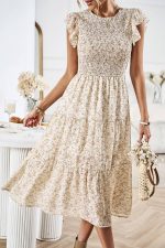 Robe Demoiselle Honneur Fleurie Champêtre