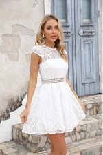 Robe Dentelle Courte Mariage Champêtre